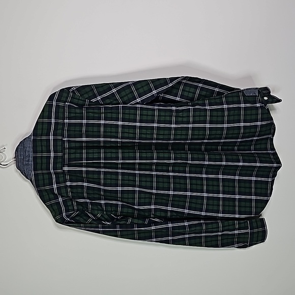 U.s Polo ASSN  small green and purple plaid button down long sleeve shirt - Picture 4 of 6